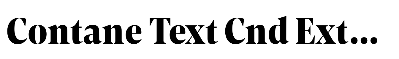 Contane Text Cnd Extrabold